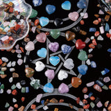 15 PCS Tiny Natural Heart Crystals Shaped Healing 0.8 Inch Love Mini Gemstones Chakra Stones Polished Mini Pocket Set Bulk Decor for Meditation Reiki Balancing Gift for Crystal Lover collects Rocks