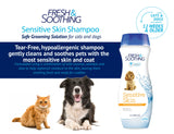 Naturel Promise Fresh & Soothing Sensitive Skin Shampoo, 22oz - Tearless Hypoallergenic Dog Shampoo with Coconut, Oatmeal, Aloe for Gentle Soothing Clean - Soap, Dye, & Paraben Free - Made in USA 22oz (Pack of 1)