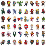 200PCS Teens Hero Stickers for Water Bottles Superhero Stickers for Boys Teens Adults Waterproof Vinyl Stickers Pack for Skateboard Luggage Laptops Bumper Comic Legends Theme Decals for Laptops Party Supplies