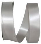 Reliant Ribbon 5000-007-09C Double Face Satin Allure Dfs Ribbon, 1-1/2 Inch X 100 Yards, Shell Grey