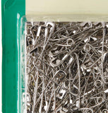 Dritz, 1-1/2", 200 Count, Nickel-Plated Steel Safety Pins, Size 2 200-Count