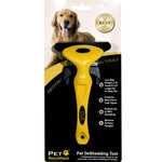 Pet Republique Dog Deshedding Tool - for Dogs, Cats, Rabbits, Any Furry Pets – Reduce Shedding – with 1.8 inches Small and 3 inches Large Replaceable Blades 1.8" & 3.0" (S & L) Blades