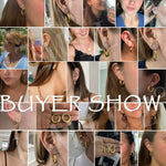 Gold Hoop Earrings Set for Women, 14K Gold Plated Lightweight Hypoallergenic Chunky Open Hoops Set for Gift