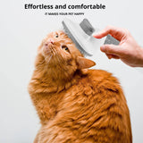 Muxtraders Cat Brush Dog Brush for Shedding-Cat Grooming Brush, Cat Comb for Kitten Puppy Massage Removes Mats, Tangles and Loose Fur, Cat Brushes for Indoor Cats Brush for Long or Short Haired Cats. grey
