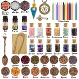 Witchcrafts Supplies Beginner Herb Kits, Wiccan Supplies and Tools,Witchs Stuff Spell Kit,Dried Herbs for Witchcrafts,Ruicnte Witchs Starter Kit Altar Supplies Pagan Decor for Altars Supplies