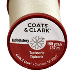 Coats & Clark Specialty Thread Upholstery 150 YD Natural,Cream/White