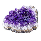 CrystalTears Amethyst Crystal Geode Cluster Raw Amethyst Rock Quartz Healing Crystals Druzy Geode Mineral Specimen Gemstone for Meditation Reiki Healing Home Decor 0.22-0.44 lb 0.2-0.4lb