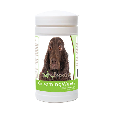 Healthy Breeds Field Spaniel Grooming Wipes 70 Count