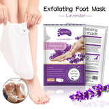 Foot Peel Mask 3 Pack， Exfoliator Peel Off Calluses Dead Skin Callus Remover，Baby Soft Smooth Touch Feet-Men Women (Lavender) Lavender