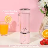 TIKBABA Pertable Personal Blender for Smoothies, Shakes (Sakura Pink) Sakura Pink