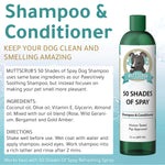 MuttScrub 50 Shades of Spay Dog Shampoo, Rose and Bergamot Dog Shampoo, ChemicalFree Dog Shampoo