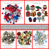 Buttons Galore and More Basics & Bonanza Collection – Extensive Selection of Novelty Round Buttons for DIY Crafts, Scrapbooking, Sewing, Cardmaking, and Other Art & Creative Projects 8.0 oz Winter Wonderland