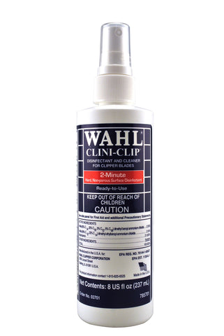 WAHL Professional Animal Clini-Clip Blade Disinfectant and Cleaner Spray (3701-100) New Version