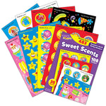 TREND ENTERPRISES: Sweet Scents, Scented Scratch 'N Sniff Stinky Stickers, Fun for Rewards, Incentives, Crafts and as Collectibles, 108 Designs, 30 Sheets Included, For Ages 3 and Up