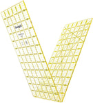 Omnigrid Folding Ruler, 6 x 24-Inch, Clear 6" x 24"