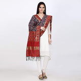KAPAAHA Women's Woven Silk Blend Patola Dupatta/Chunni