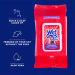 Wet Ones for Pets Freshening Multipurpose Wipes for Cats with Aloe Vera | Easy to Use Cat Cleaning Wipes, Freshening Cat Grooming Wipes for Pet Grooming in Fresh Scent| 100 ct Pouch Cat Wipes 100 Count