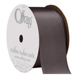 Berwick Offray 475997 1.5" Wide Single Face Satin Ribbon, Pewter Gray, 4 Yds 12 Foot (Pack of 1)