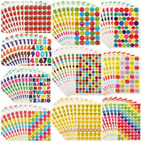 Small Stickers for Kids Toddlers – 5800 Pcs MoCeYa Assorted Stickers for Toddlers, 100 Bulk Sticker Sheets Reward School Stickers for Students, Back to School Supplies
