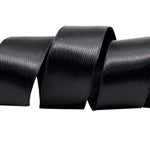 Morex Ribbon Wired Satin Ribbon, 1.5 inch by 10 Yard, Black, 09609/10-613 1-1/2 inch by 10 yards
