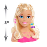 Barbie Fashionistas 8-Inch Styling Head, Blonde, 20 Pieces Include Styling Accessories, Hair Styling for Kids, by Just Play Blonde Hair