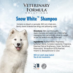 Veterinary Formula Solutions Snow White Shampoo for Dogs and Cats, 128 oz – Safely Remove Stains Without Bleach or Peroxide – Gently Cleanses, Deodorizes and Brightens White Coat – Fresh Scent