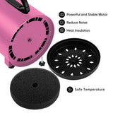 NESTROAD Dog Dryer High Velocity Dog Hair Dryer,4.3HP/3200W Dog Blower Grooming Force Dryer with Stepless Adjustable Speed,Professional Pet Hair Drying with 4 Different Nozzles for Dogs Pets,Pink Pink