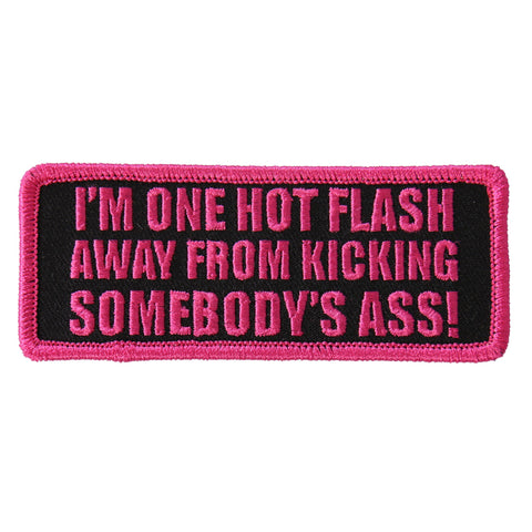 Hot Leathers Unisex-Adult Patch 4 Inches x 2 Inches I'm One Hot Flash Away