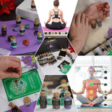 Crystals and Healing Stone Witchy Gifts for Witchcraft Supplies 30 Pcs Bottles Gemstones and Crystals Set Wiccan Supplies and Tools for Witchcraft 7 Pcs Chakra Stones Spiritual Gift for Women Beginner