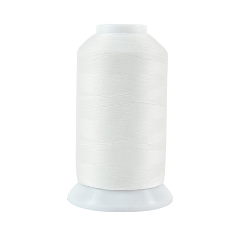 Superior Threads Masterpiece 3-Ply 50 Weight Egyptian Cotton Sewing Thread Cone - 2,500 Yards (#186 Blanc) 2500 yd