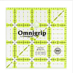 Omnigrid Omnigrip Ruler, 3-½" x 3-½", Green Square 3-½" x 3-½"