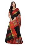 Arriva Fab cotton silk with blouse piece Saree (Riva405_ Red_ Free Size)