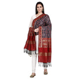 KAPAAHA Women's Woven Silk Blend Patola Dupatta/Chunni