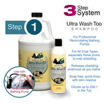 Best Shot Ultra Wash Too Shampoo with Pet Coat Release Technology, Coat and Skincare Product for Dogs and Cats, Quick-Rinsing, 1 Gallon