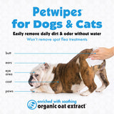Petkin Pet Wipes for Dogs and Cats, 400 Wipes - Large Pet Wipes for Dogs and Cats - Cleans Ears, Face, Butt, Body and Eye Area - Convenient, Ideal for Home or Travel - 4 Packs of 100 Wipes