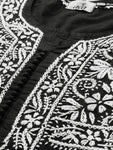 Ada Hand Embroidered Lucknow Chikankari Women's Pure Cotton Kurti Kurta