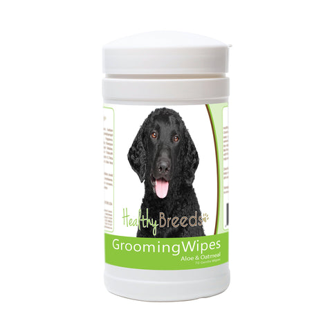 Healthy Breeds Curly-Coated Retriever Grooming Wipes 70 Count