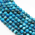 Natural Gemstone Beads for Bracelet Making kit Energy Healing Crystals Jewelry Chakra Crystal Jewerly Beading Supplies Apatite 4mm 15.5inch About 90-100 Beads