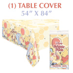 Classic Winnie the Pooh Baby Shower or Birthday Party Supplies, Winnie the Pooh Party Supplies, Serves 16, Gender Neutral With Banner Decor, Table Cover, Plates, Napkins and More, Officially Licensed