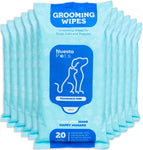 Pet Wipes for Dogs & Cat Wipes (12 Packs of 20) XL & Thick Deodorizing Dog Wipes for Paws and Butt Cleaning - Puppy Dog Bath Wipes – Hypoallergenic Dog Grooming Wipes - Clean Waterless Bathing Wipes 12 Packs of 20 Unscented