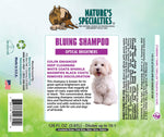 Nature's Specialties Bluing Ultra Concentrated Dog Shampoo for Pets, Makes up to 4 Gallons, Natural Choice for Professional Groomers, Optical Brightener, Made in USA, 32 oz 32oz