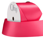 Berwick Offray 475621 1.5" Wide Single Face Satin Ribbon, Shocking Pink, 4 Yds 12 Foot (Pack of 1)
