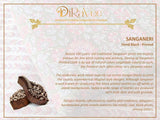 DiRaVee Girls/Women Gauhar Faizah Sanganeri Printed Sharara Kurta Set