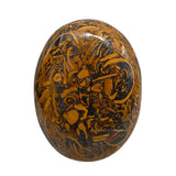 Mariyam Jasper Palm Stone - Hot Massage Worry Stone for Natural Body Chakra Balancing, Reiki Healing and Crystal Grid Mariyam Jasper
