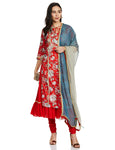 BIBA Women Cotton Salwar Suit