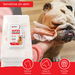 Rita's Pet Supplies Dog Grooming Wipes - Pet Wipes for Paw & Ear Cleaner, Cleaning, Deodorizing, Bathing - Grooming Essentials, Cloth Towel Wet Wipes for Dogs & Puppies - For Home and Travel Dog Wipes