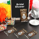 60 Sheets Rustic Bridal Shower Scratch off Game Wedding Games, Bridal Shower Scratch off Cards, Scratch off Winner Tickets Lottery Raffle Tickets Wedding Shower Ideas for Guest Party Favors Prize Gift