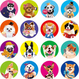 600 Animal Stickers, Adorable Round Animal Encouraging Stickers in 16 Designs Teacher Reward Motivational Sticker with Perforated Line (Each Measures 1.5" in Diameter) Style5