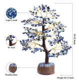 Lapis Lazuli Tree - Crystal Tree - Chakra Tree of Life - Gemstone Tree - Feng Shui Tree - Money Tree - Chakra Decor - Crystal Gift - Healing Crystals - Spiritual Gift - Home Decor - Positive Energy Lapis Lazuli (Golden Wire)