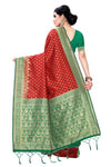 AKHILAM Women's Banarasi silk woven Design Saree with Unstitched Blouse Piece(GNG220_QL_Parent)